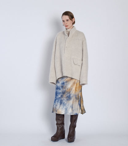 PULLOVER SHAGGY TOP - WHITE - TANAKA