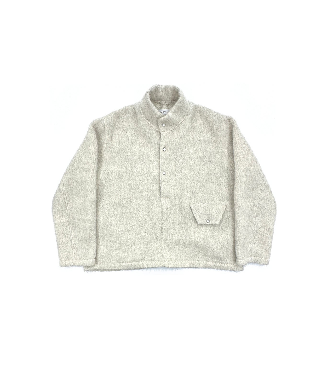 PULLOVER SHAGGY TOP - WHITE