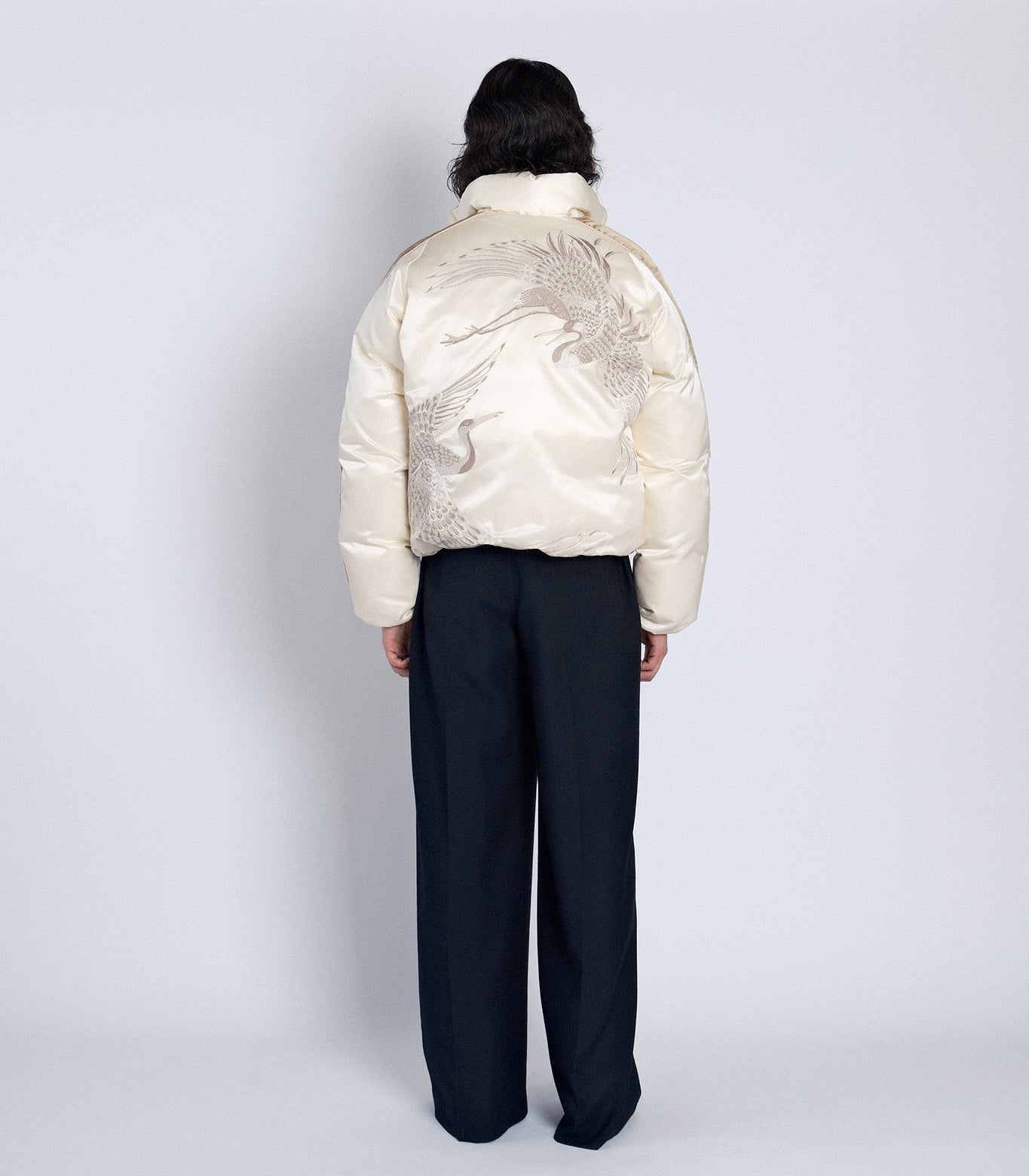 DOWN SUKA-JACKET - NATURAL(EMBROIDERY)