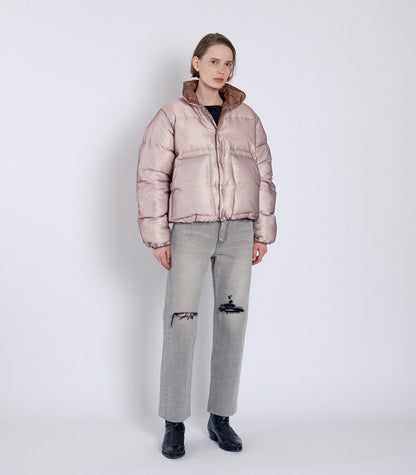 DOWN SUKA-JACKET -PINK - TANAKA