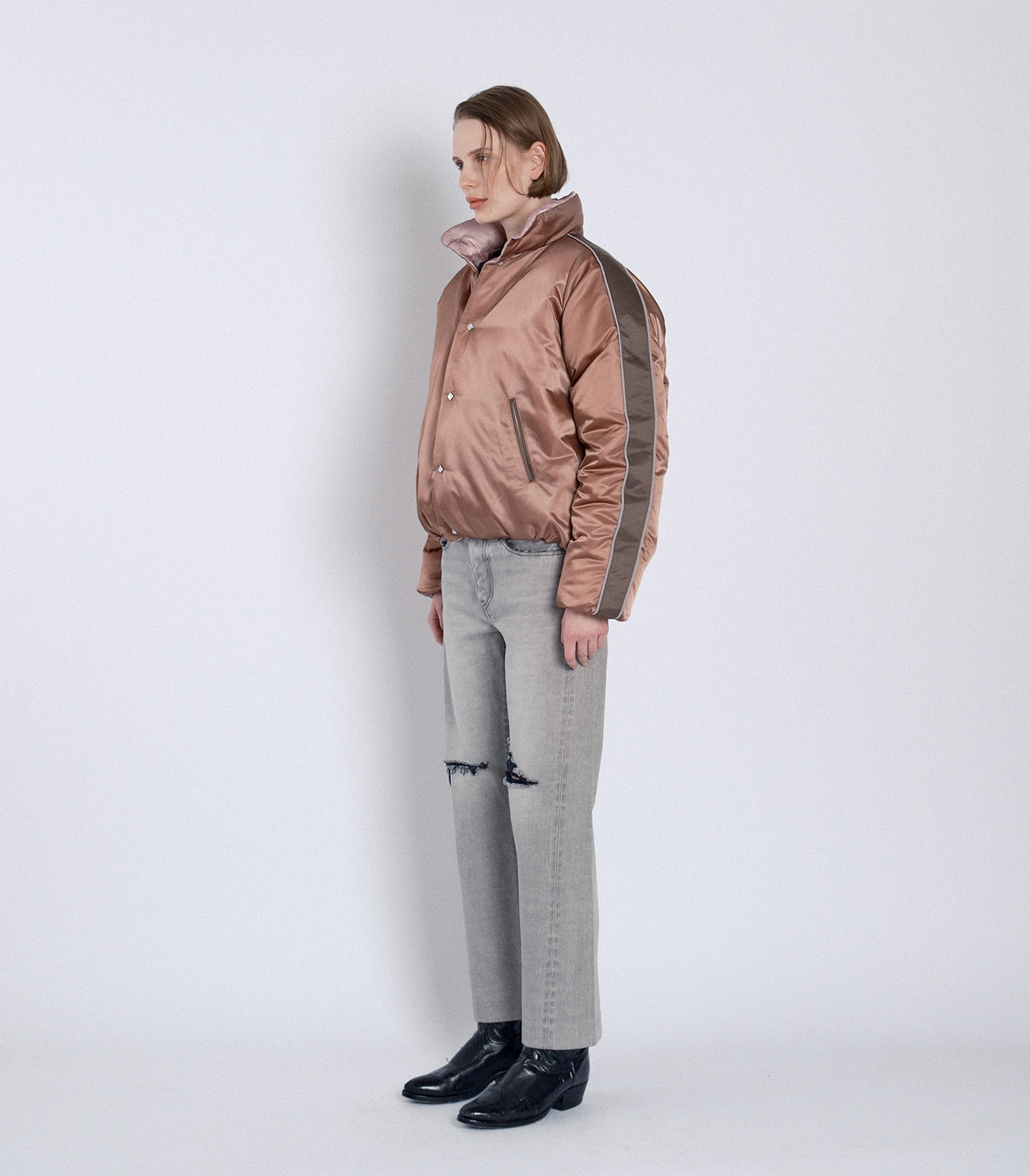 DOWN SUKA-JACKET -PINK