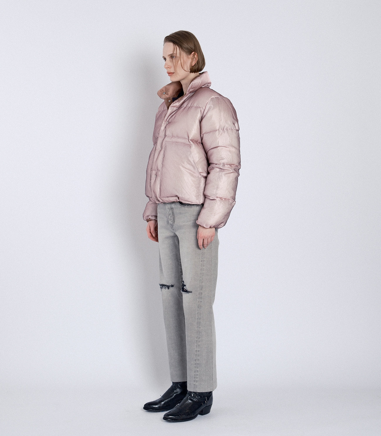 DOWN SUKA-JACKET -PINK
