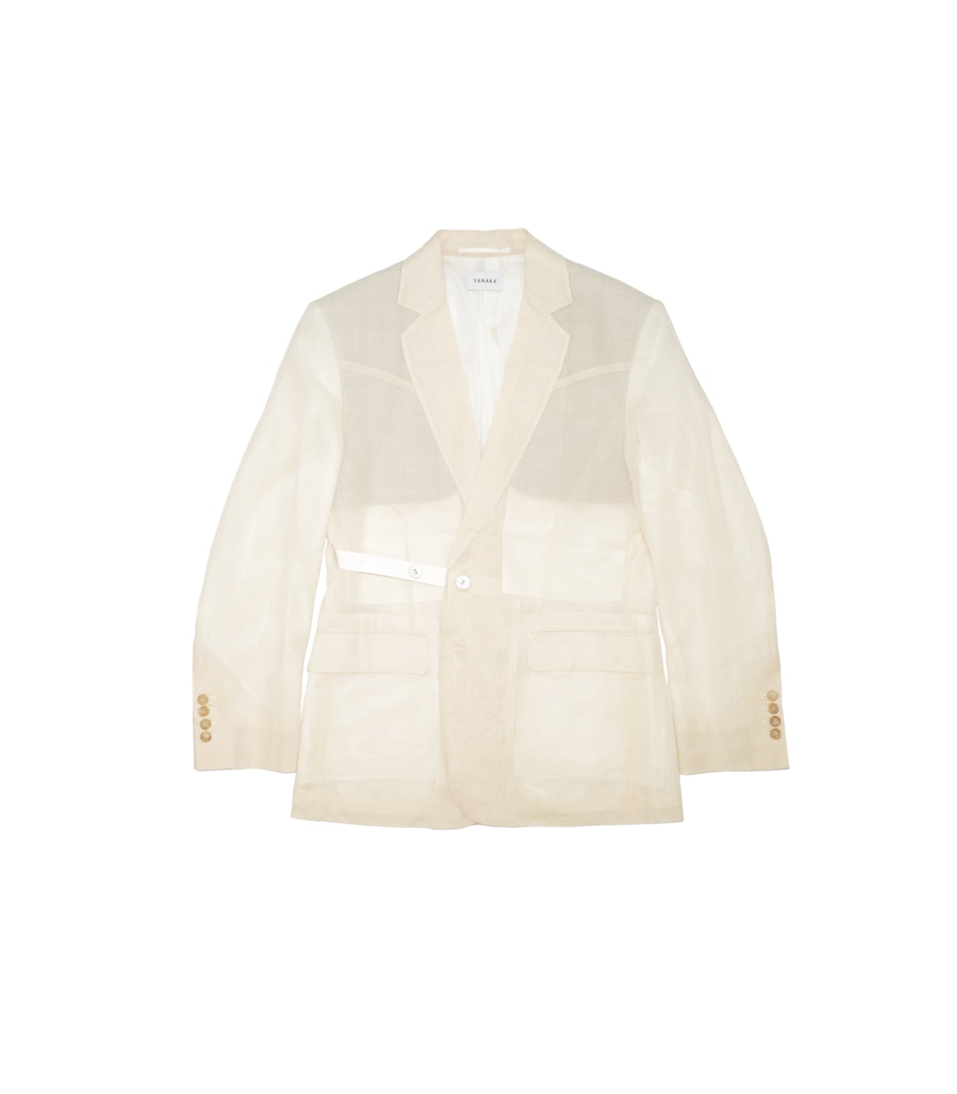 SCULPTURE JACKET - NATURAL - TANAKA