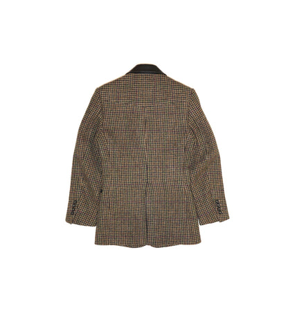 SCULPTURE JACKET - BROWN CHECK - TANAKA
