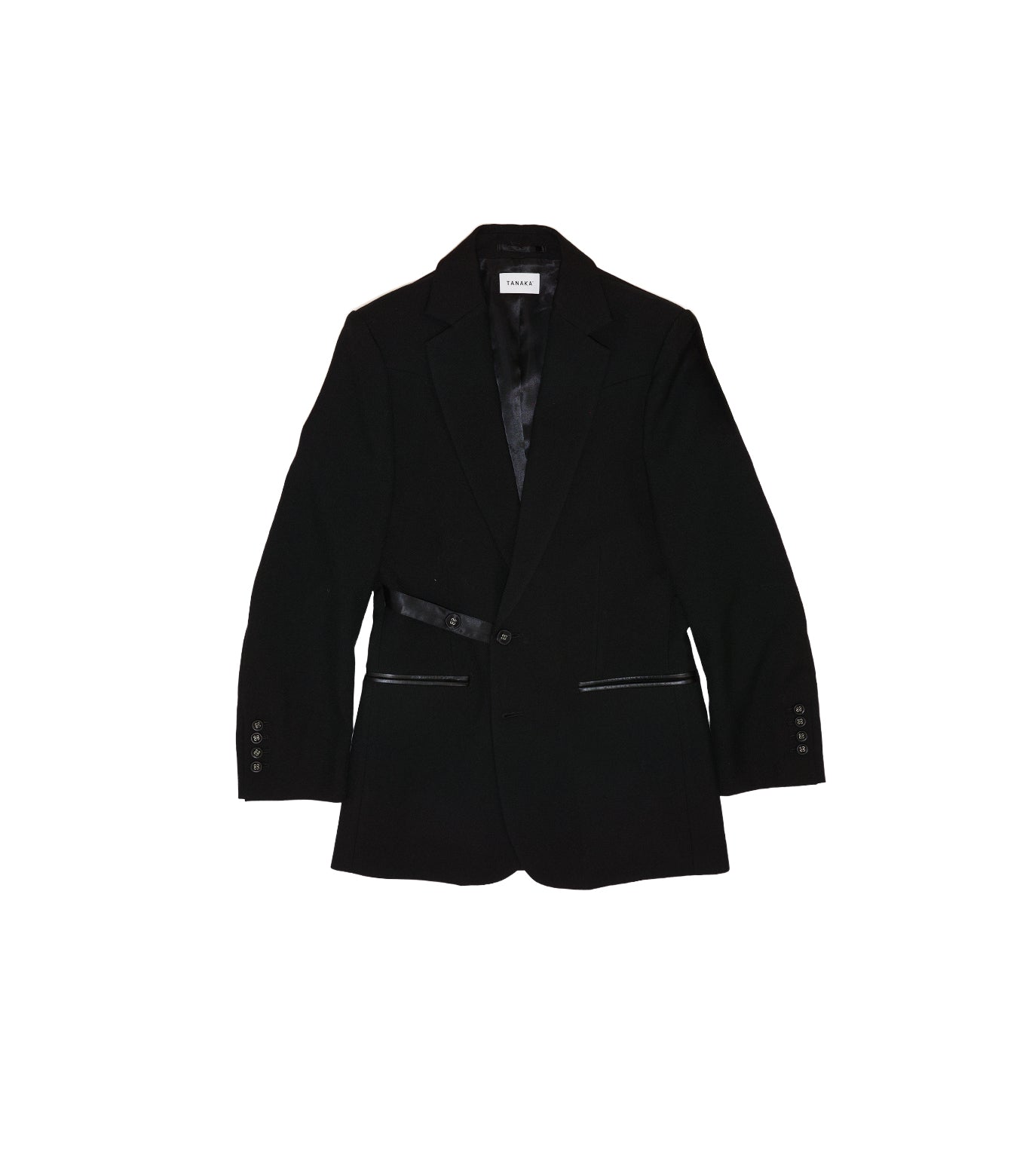 SCULPTURE JACKET - BLACK – TANAKA