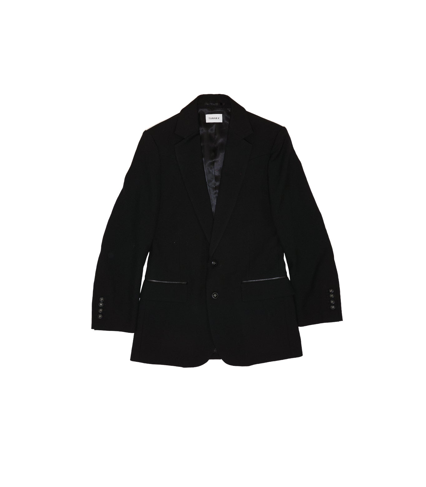 SCULPTURE JACKET -  BLACK