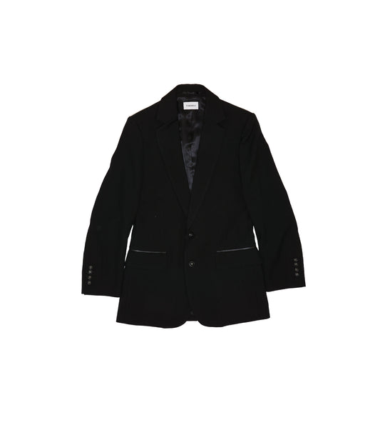 SCULPTURE JACKET -  BLACK