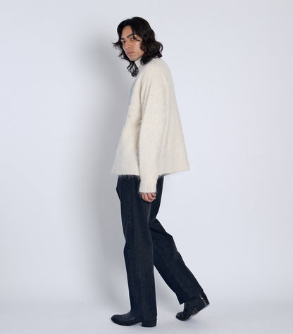 SHAGGY SWEATER - WHITE - TANAKA