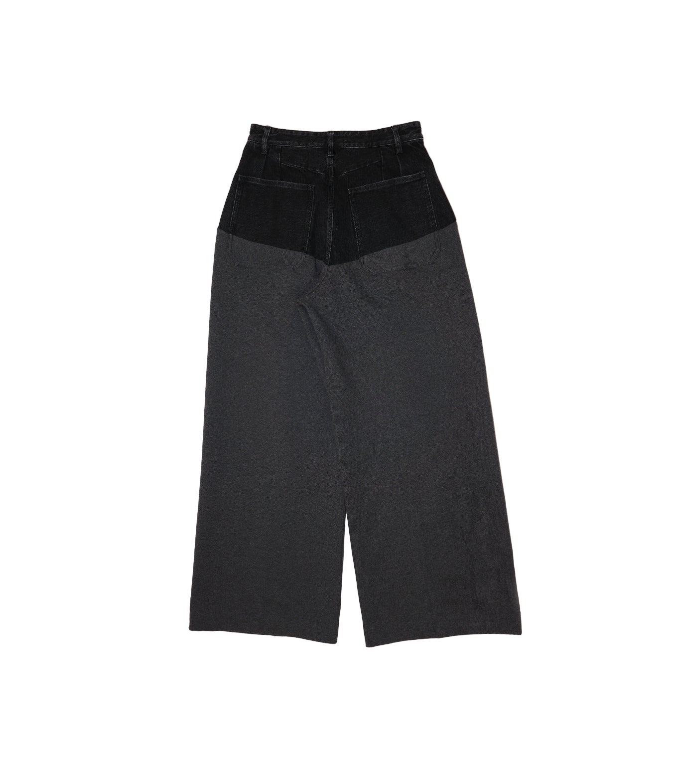COMBI WIDE TROUSERS - CHARCOAL