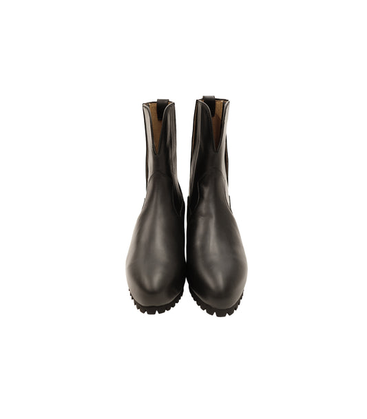 WESTERN CHELSEA BOOTS - BLACK (Non-Stitch)