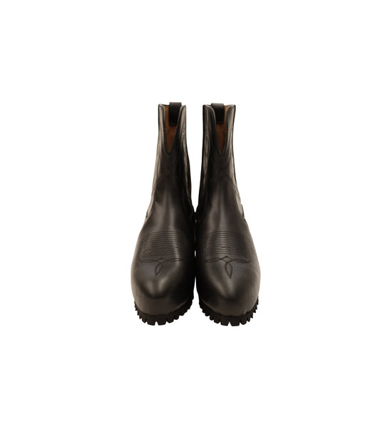 WESTERN CHELSEA BOOTS - BLACK