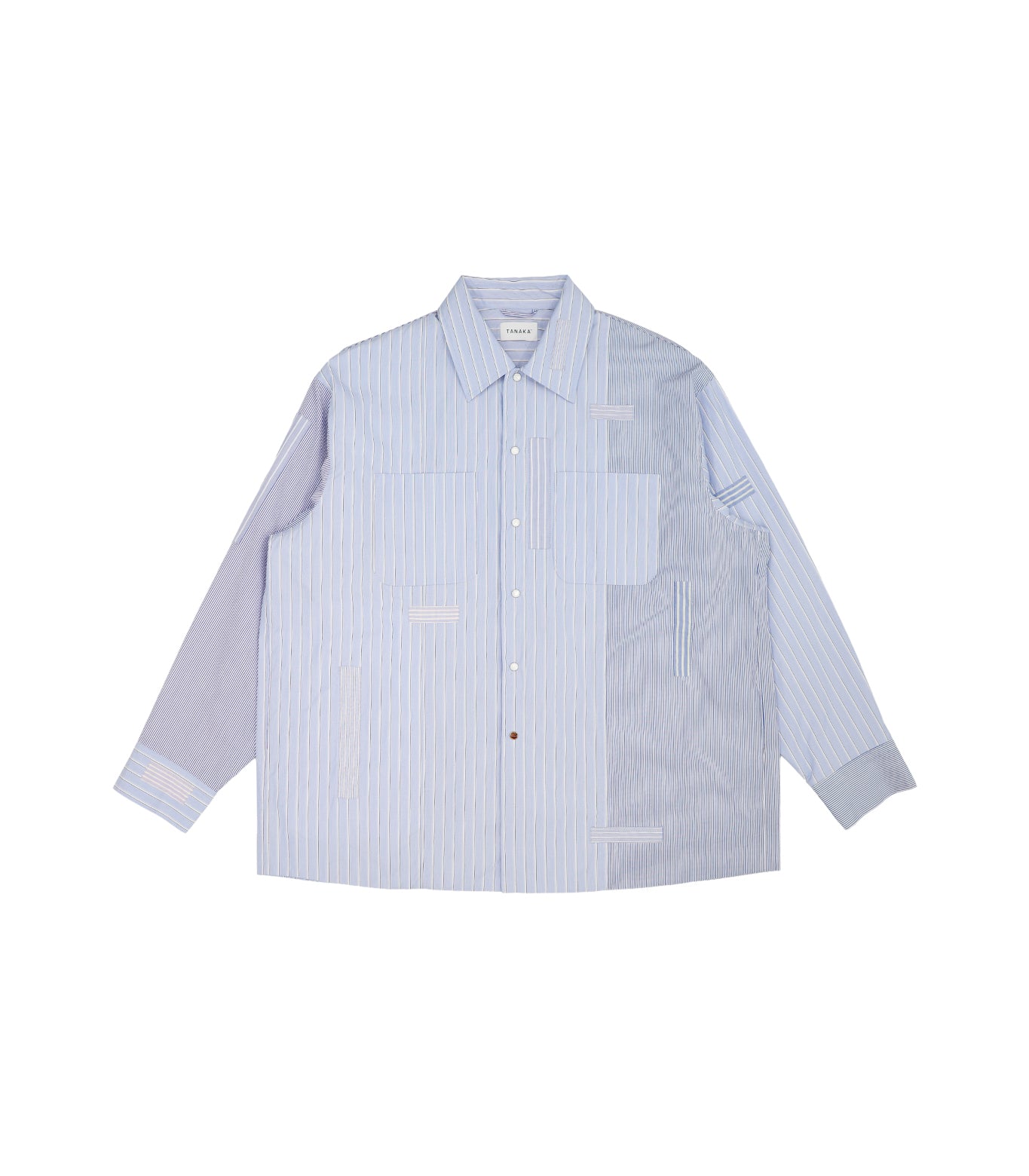 OVERSHIRT - BLUE STRIPE (MOSAIC) - TANAKA
