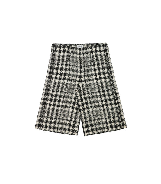 THE SHORTS - BLACK CHECK - TANAKA