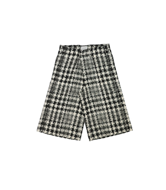 THE SHORTS - BLACK CHECK - TANAKA