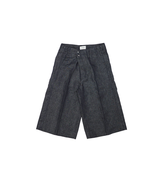 THE SHORTS - INDIGO LINEN - TANAKA