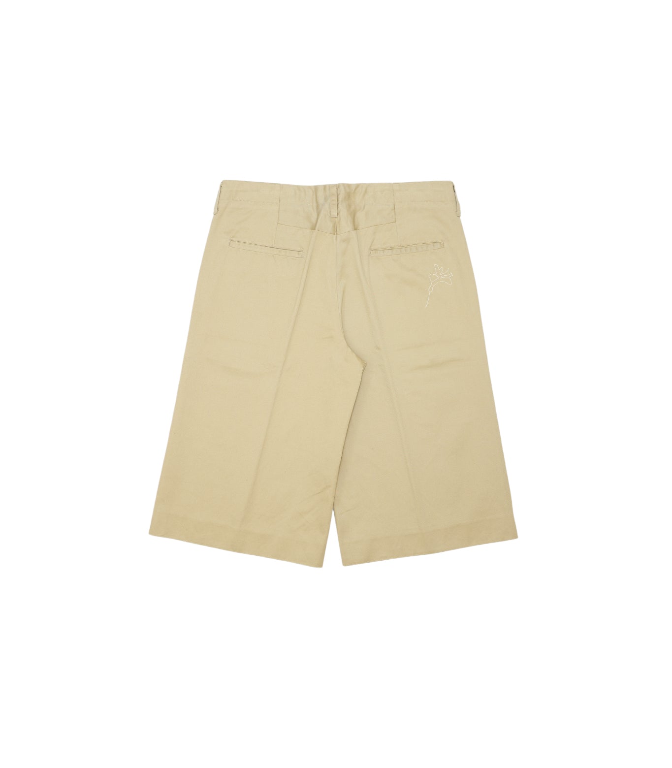 TANAKA KHAKI SHORTS タナカ ハーフパンツ THE SHORTS - KHAKI (EMBROIDERY) – TANAKA