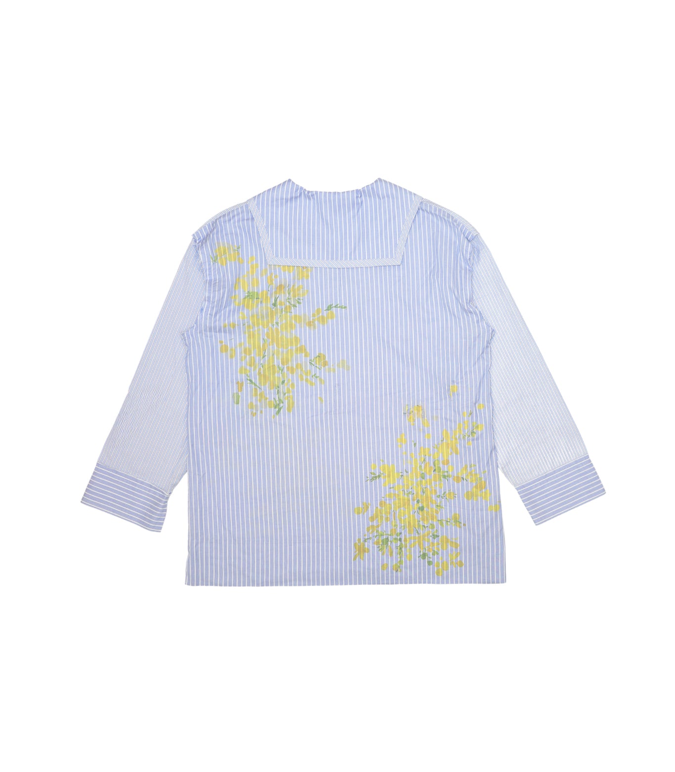 THE TUNIC - BLUE STRIPE (FLOWER) - TANAKA