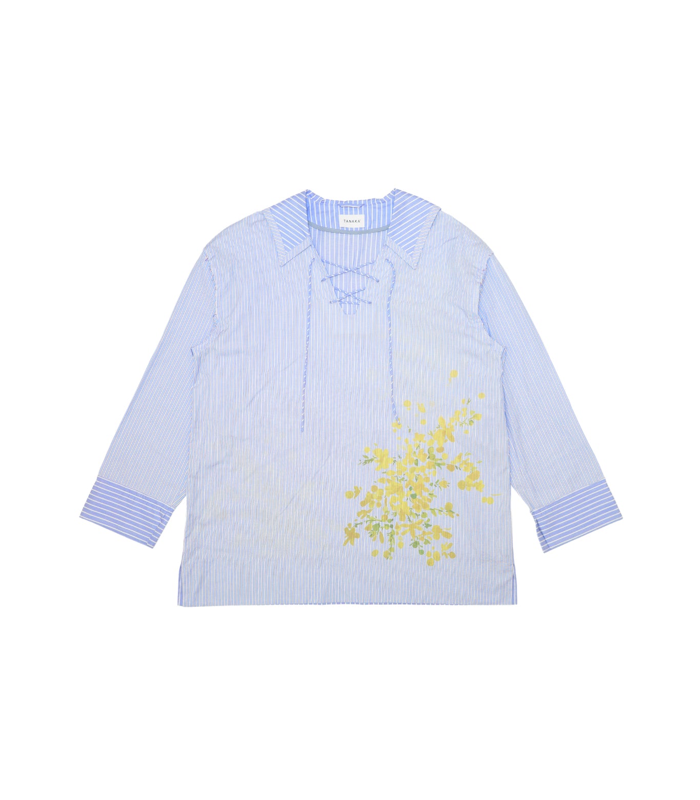 THE TUNIC - BLUE STRIPE (FLOWER) - TANAKA