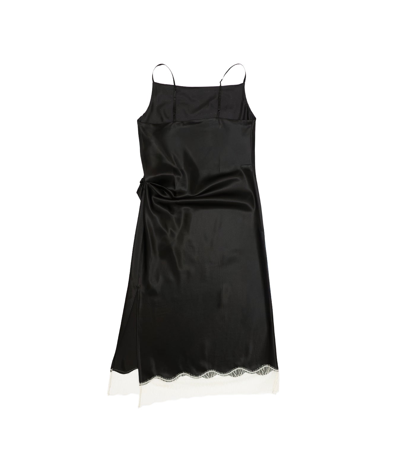 SLIP DRESS - BLACK - TANAKA