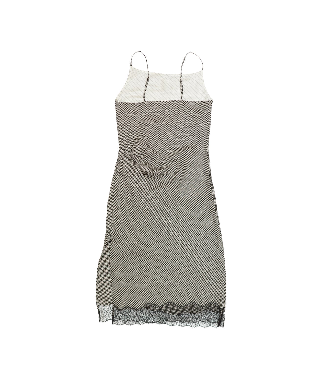 SLIP DRESS - HOUNDTOOTH - TANAKA