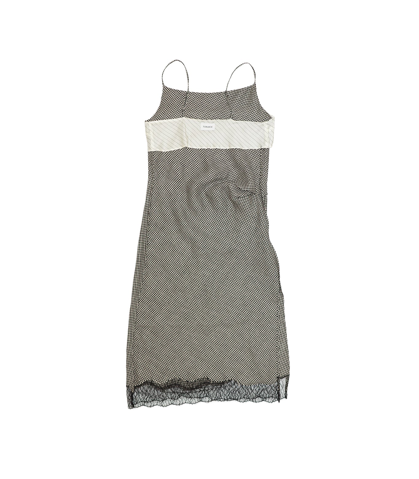 SLIP DRESS - HOUNDTOOTH - TANAKA