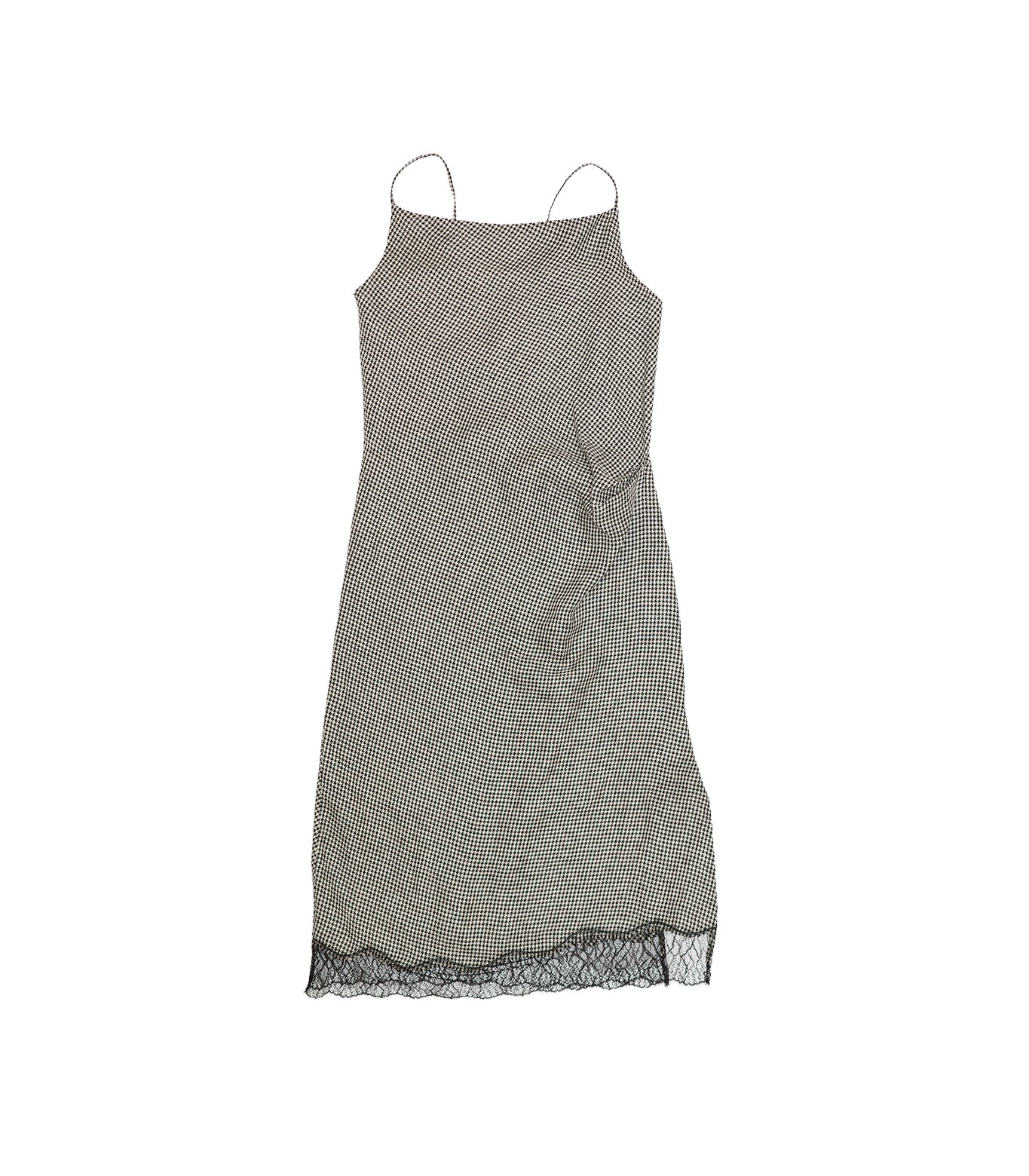 SLIP DRESS - HOUNDTOOTH - TANAKA