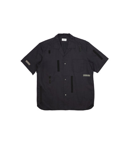 THE SS SHIRT - INK BLACK (MOSAIC) - TANAKA