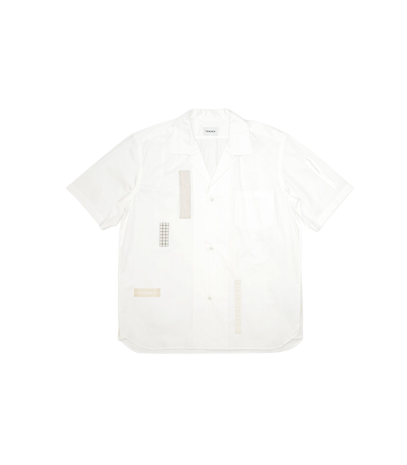 THE SS SHIRT - WHITE (MOSAIC) - TANAKA
