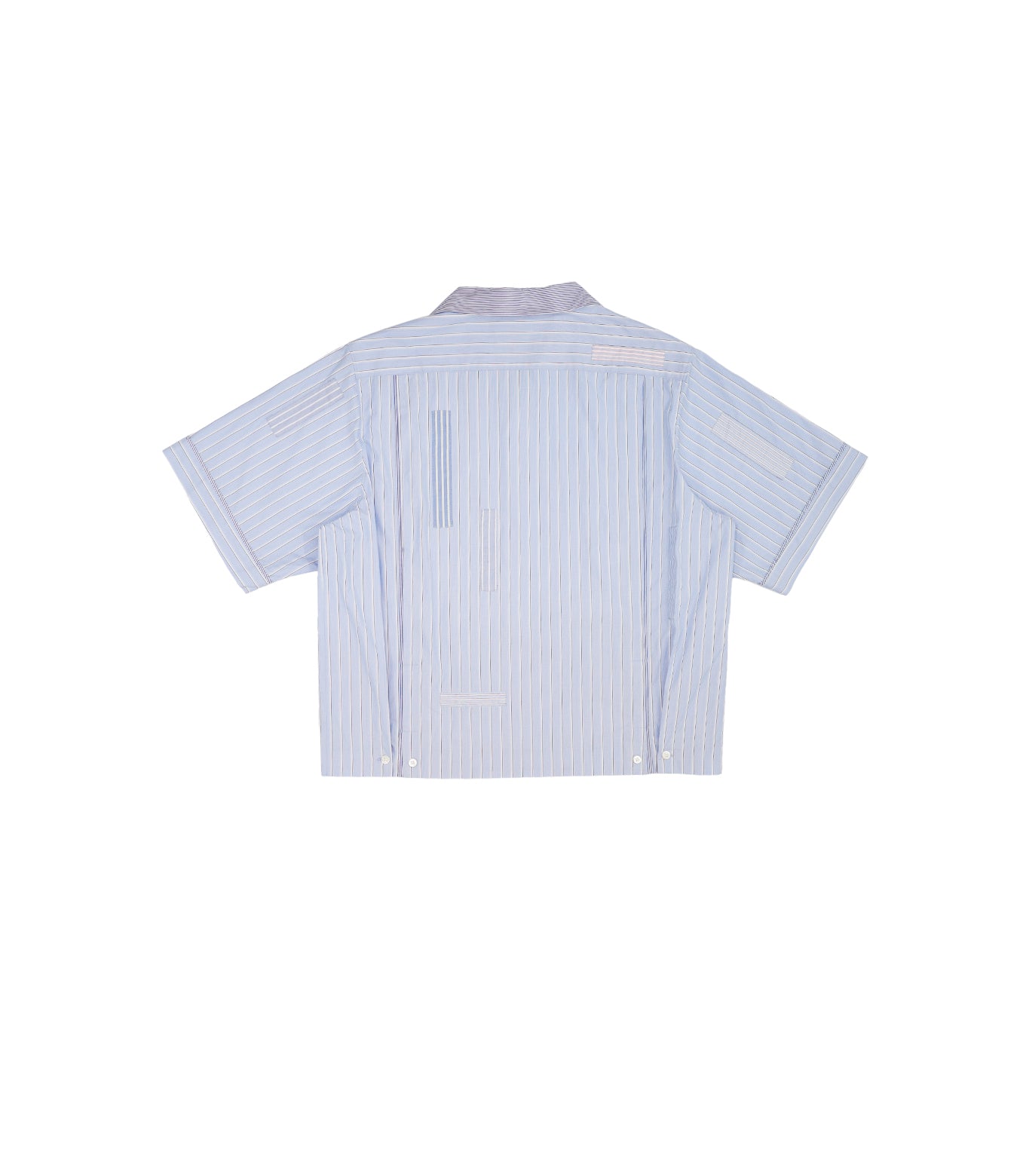 【 Coming Soon 】BOWLING SHIRT - BLUE STRIPE (MOSAIC) - TANAKA