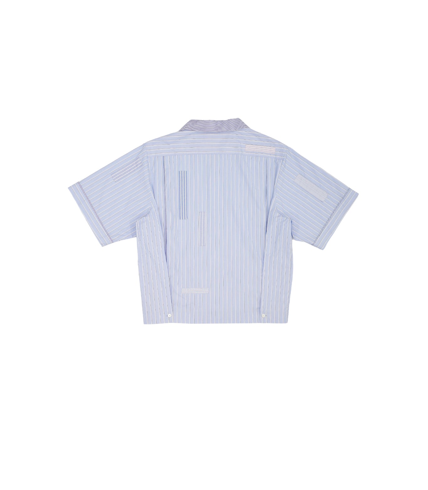 【 Coming Soon 】BOWLING SHIRT - BLUE STRIPE (MOSAIC) - TANAKA