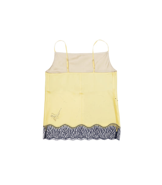 COMBI-CAMI TOP - LIGHT YELLOW (FLOWER) - TANAKA