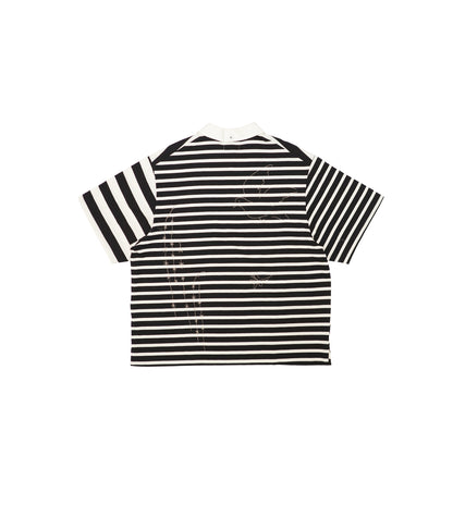 THE POLOSHIRTS - BLACK STRIPE(EMBROIDERY) - TANAKA