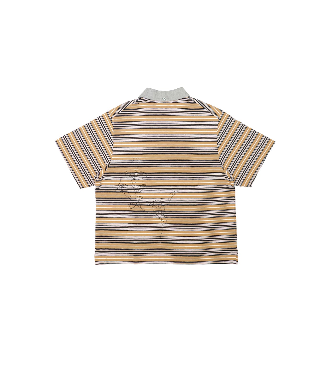 THE POLOSHIRTS - MULTI STRIPE(EMBROIDERY) - TANAKA