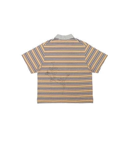 THE POLOSHIRTS - MULTI STRIPE(EMBROIDERY) - TANAKA