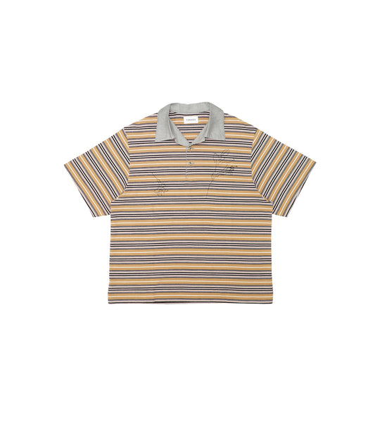 THE POLOSHIRTS - MULTI STRIPE(EMBROIDERY) - TANAKA