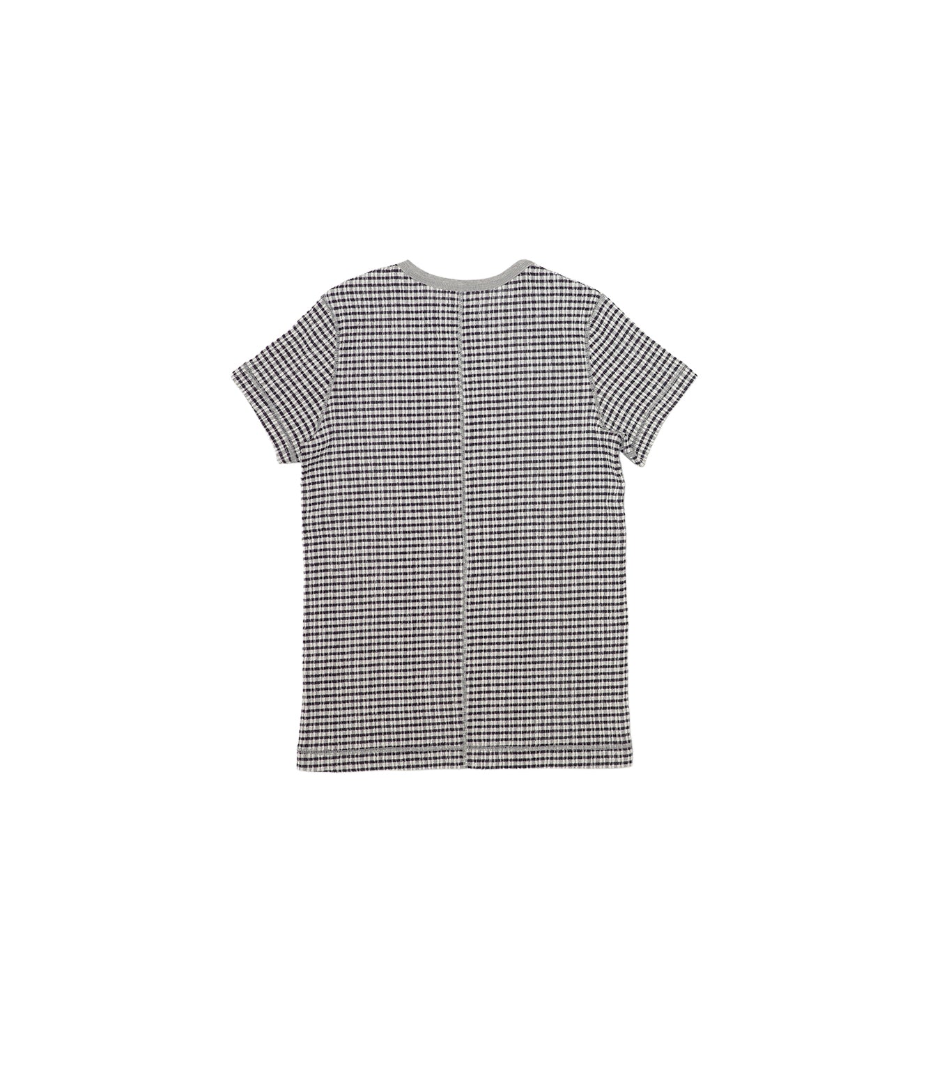 【 Coming Soon 】COMPACT TEE - BLACK GINGHAM - TANAKA