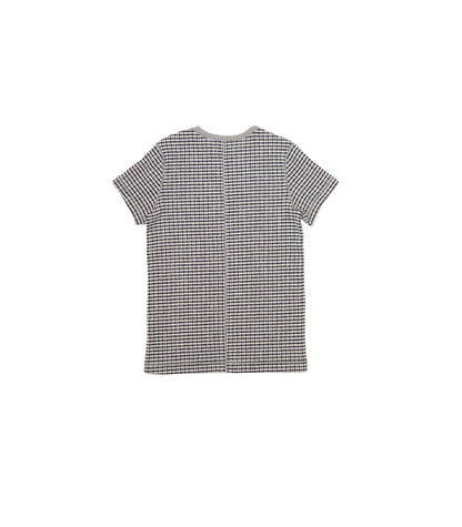 【 Coming Soon 】COMPACT TEE - BLACK GINGHAM - TANAKA