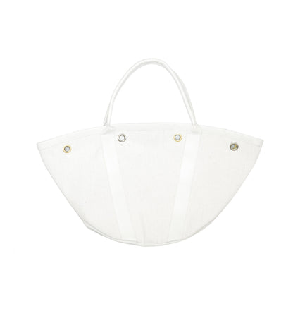 TOTE BAG L - WHITE - TANAKA