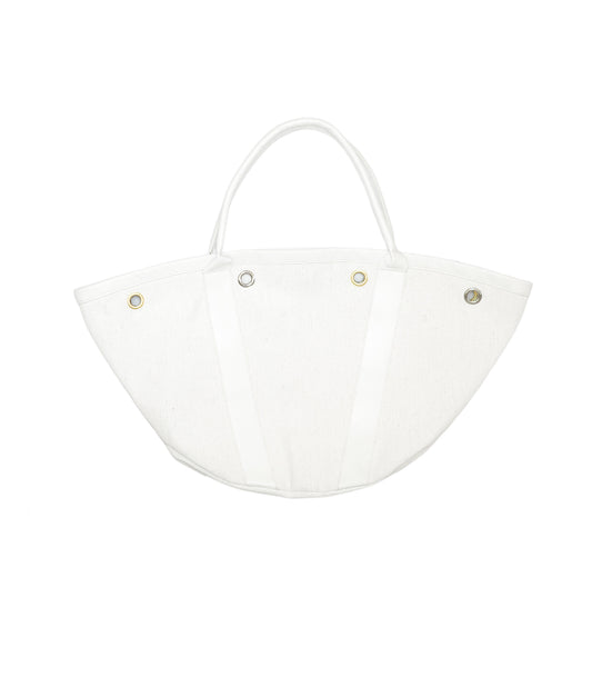 TOTE BAG L - WHITE - TANAKA