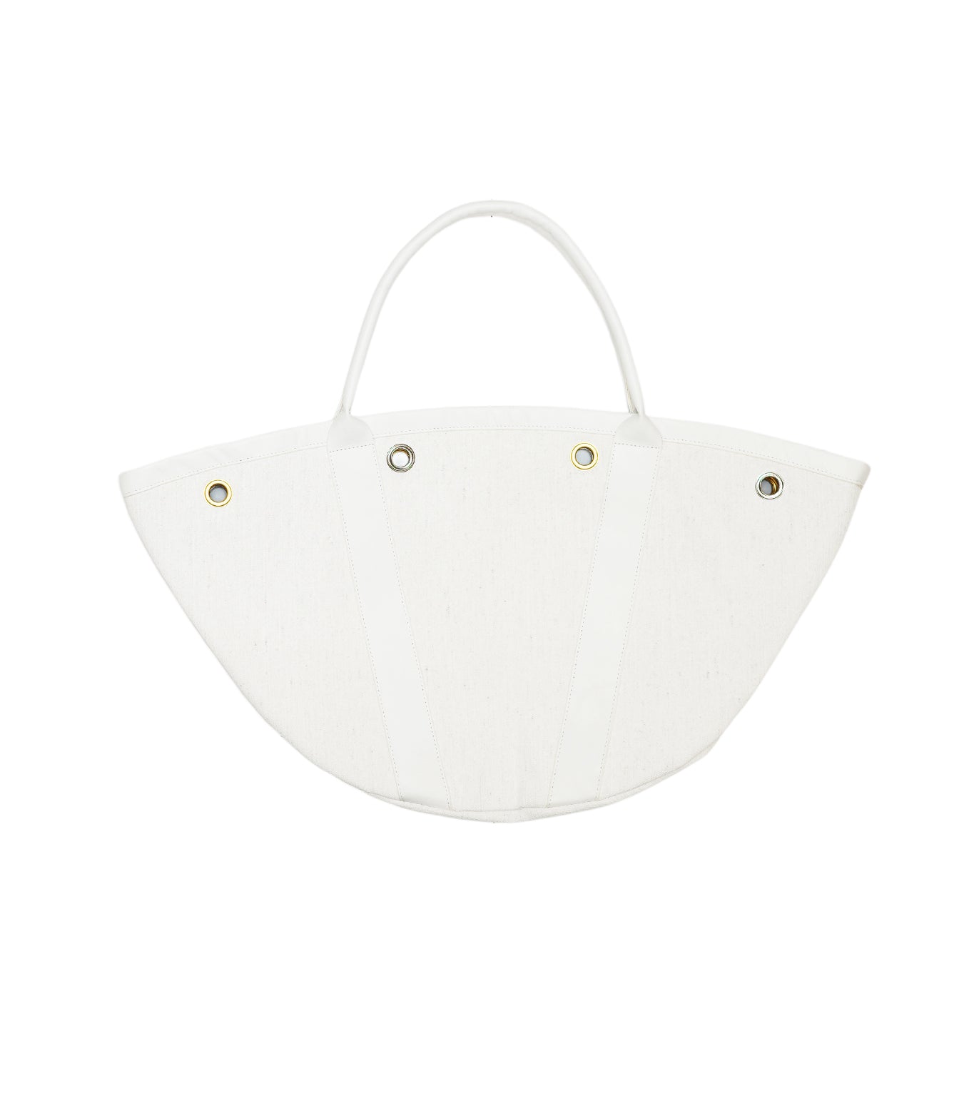 TOTE BAG L - WHITE - TANAKA