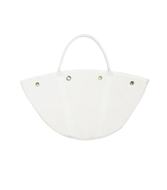 TOTE BAG L - WHITE - TANAKA