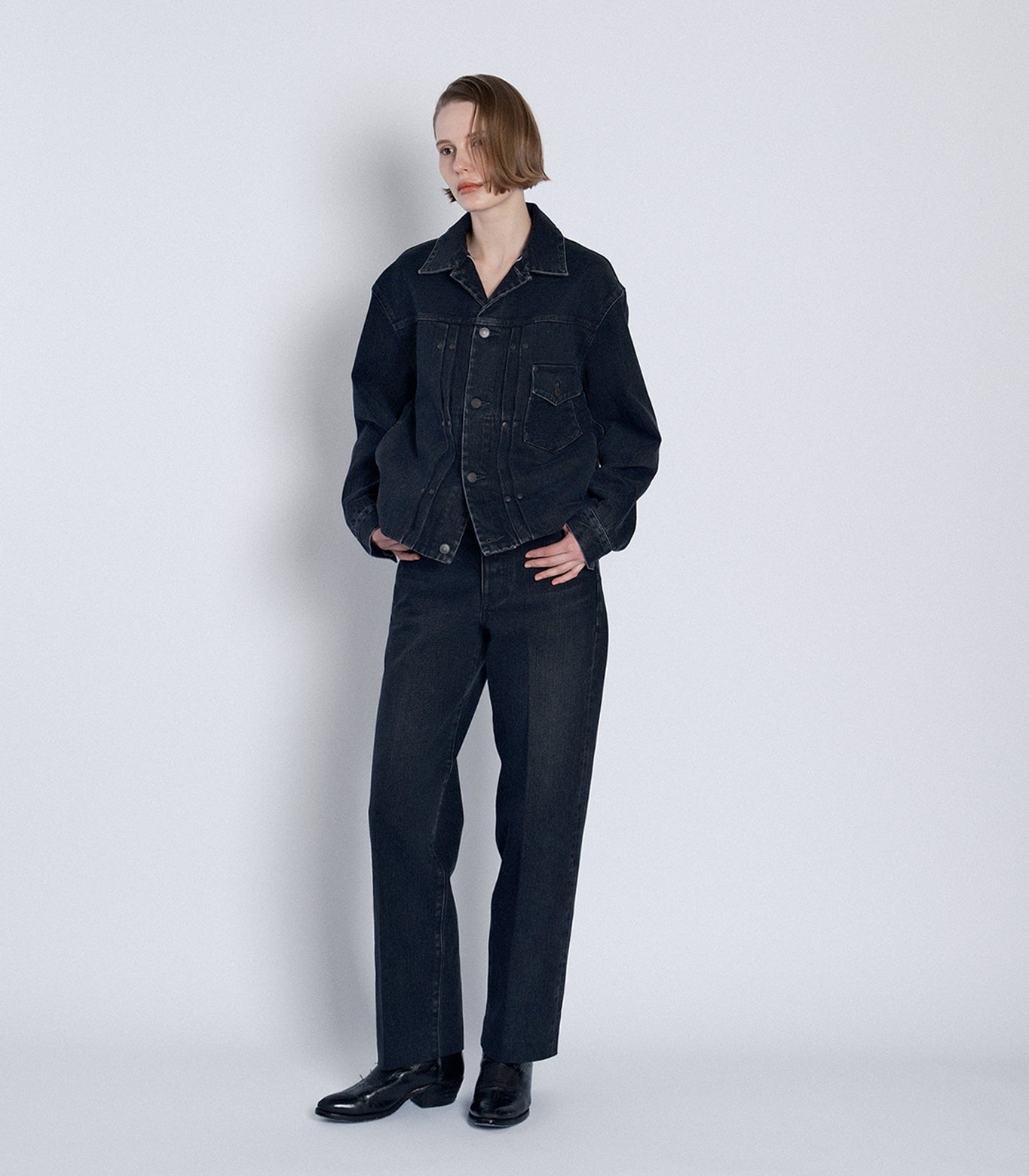 THE JEAN JACKET - BLACK