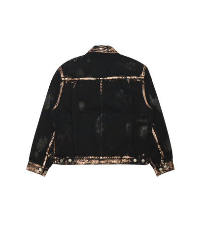 NEW CLASSIC JEAN JACKET - BRONZE BLACK - TANAKA