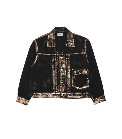 NEW CLASSIC JEAN JACKET - BRONZE BLACK - TANAKA