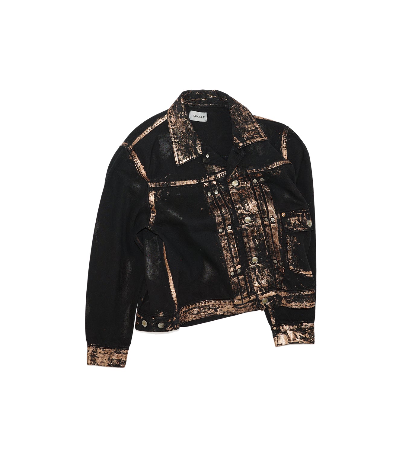 NEW CLASSIC JEAN JACKET - BRONZE BLACK - TANAKA