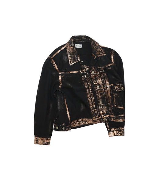NEW CLASSIC JEAN JACKET - BRONZE BLACK - TANAKA