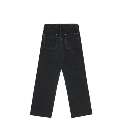 WORK JEAN TROUSERS - BLACK - TANAKA