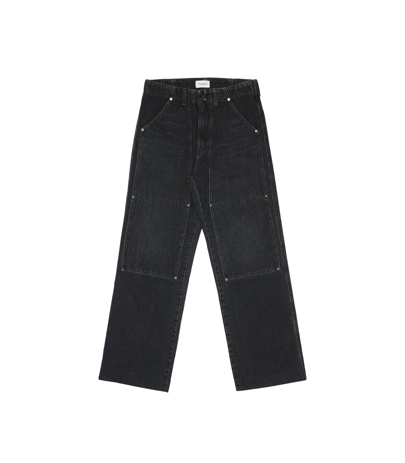 WORK JEAN TROUSERS - BLACK - TANAKA
