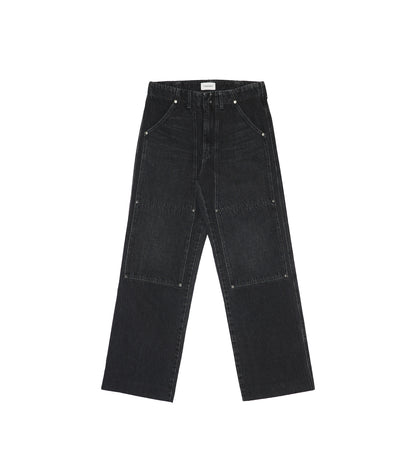 WORK JEAN TROUSERS - BLACK - TANAKA