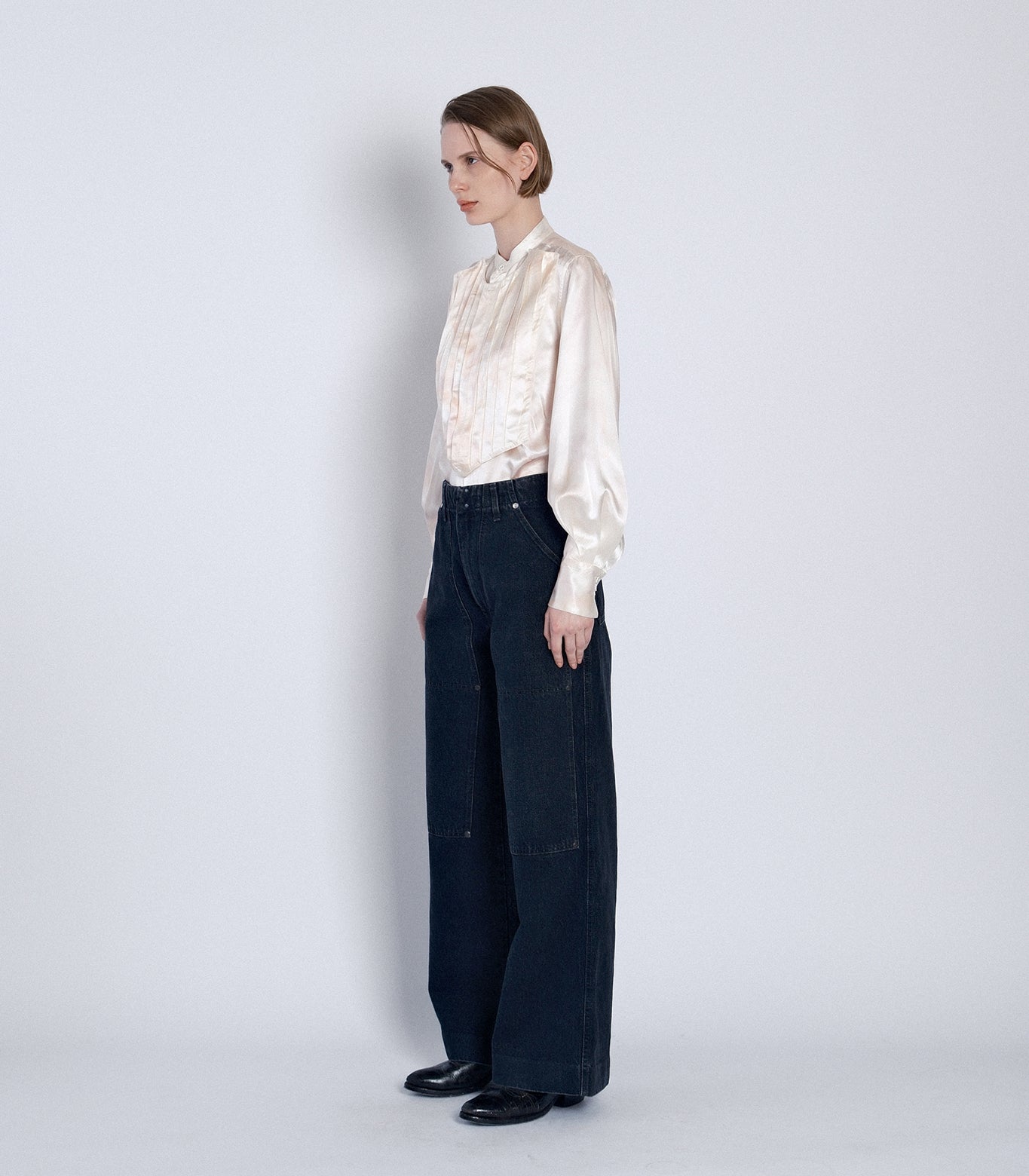 WORK JEAN TROUSERS - BLACK